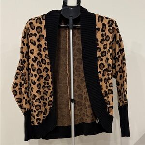 Tahari Brown and Black Knit Sweater - Size Women’s Small